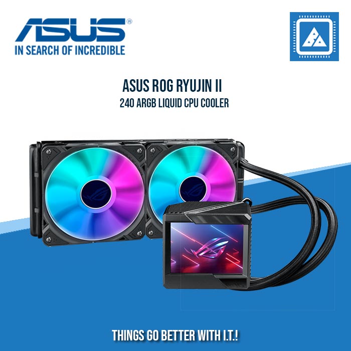 ASUS ROG RYUJIN II 240 ARGB LIQUID CPU COOLER ASUS ROG RYUJIN II 240 ARGB LIQUID CPU COOLER